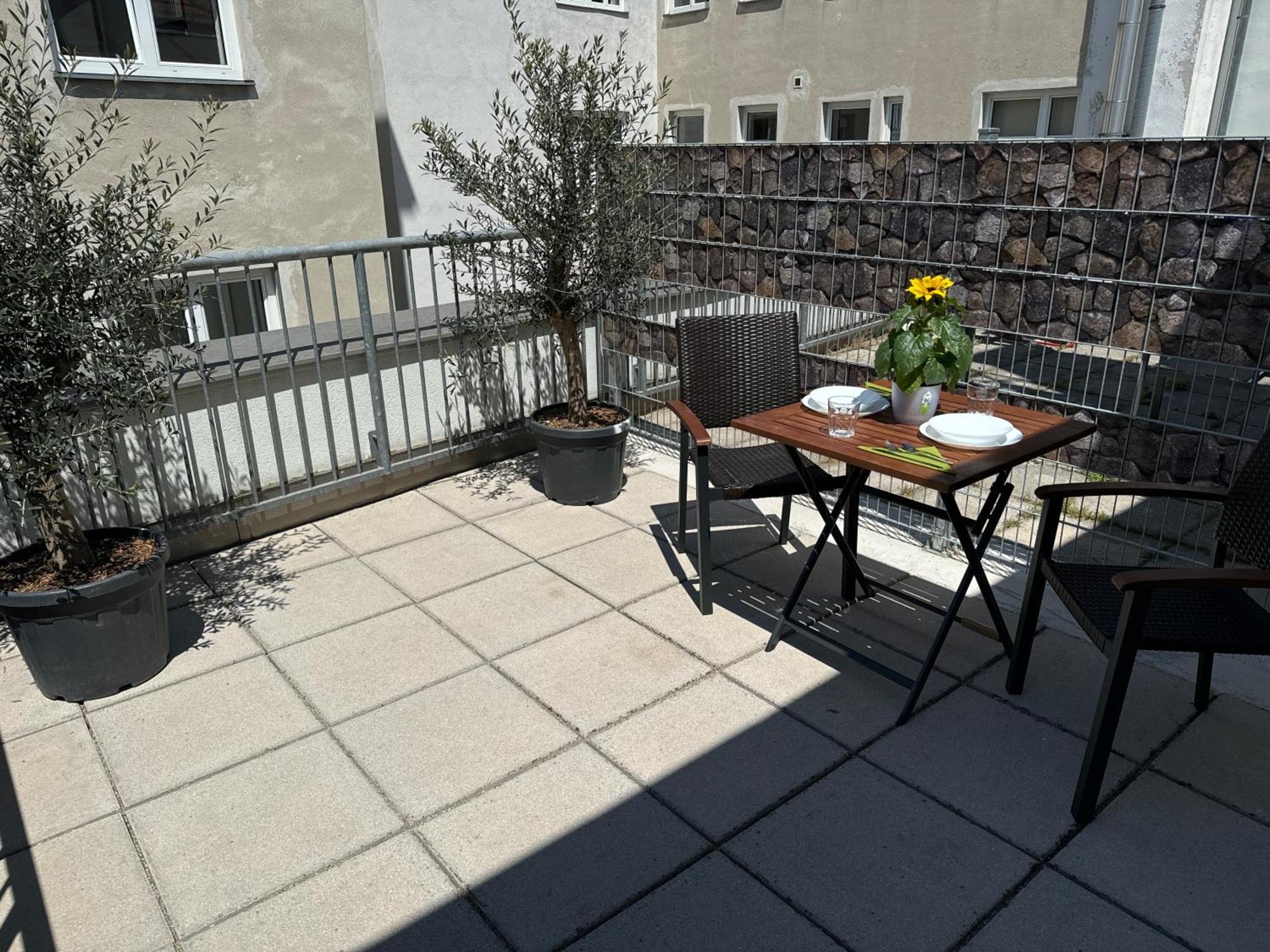 비엔나 Klein Aber Fein Mit Terrasse 아파트 외부 사진
